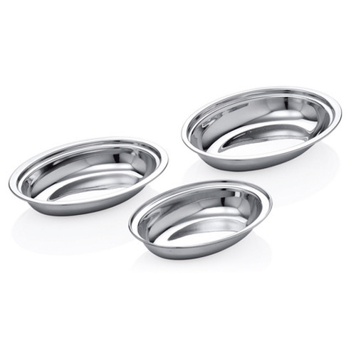 SS Oval Dish 3 No. B